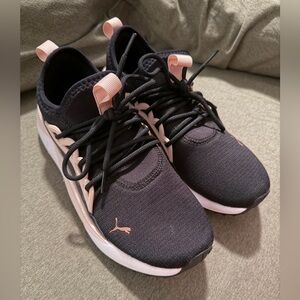 Puma Pacer Future Allure sneakers in black and pink